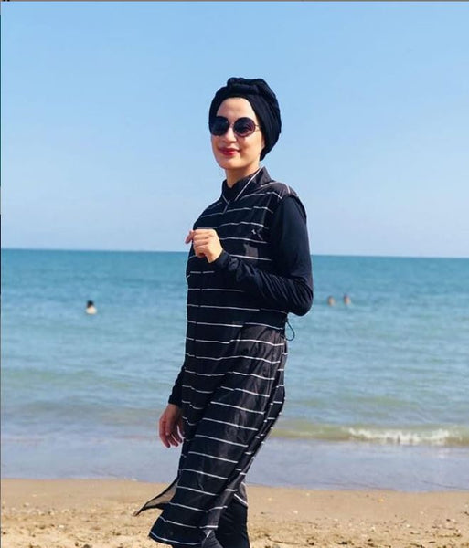 Islamic swimsuit, Islamic swimwear, modest swimwear for women, modest swimsuits for women, Islamic swimsuit for women, long Islamic swimsuit for women
