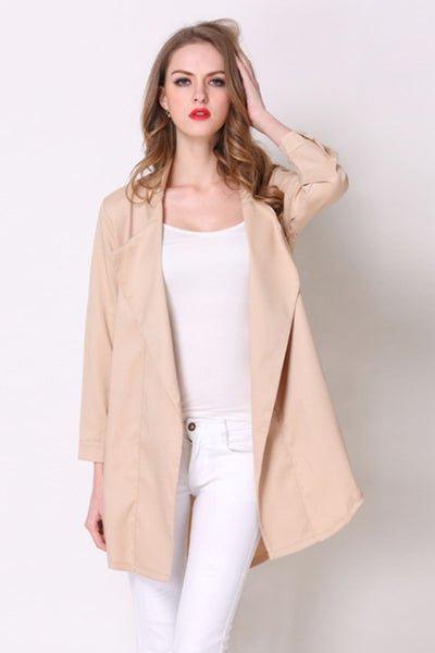 Hip Length Trench Coat