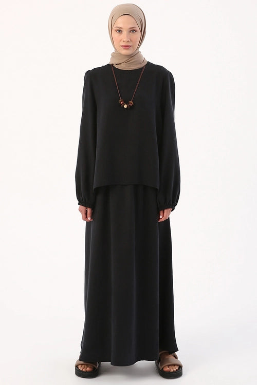 Black Maxi Set – NOOR COUTURE Black Maxi Set – NOOR COUTURE