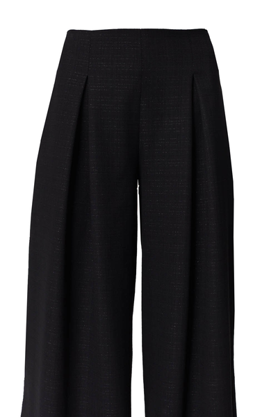 Pleated Capri Pants