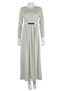 light grey maxi dress, full length dress, maxi dress, cotton maxi dress, jersey maxi dress, long sleeve maxi dress