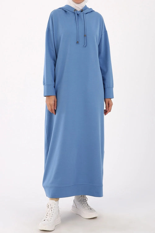 slim fit dress slacks Cotton Hoodie Maxi Dress – NOOR COUTURE