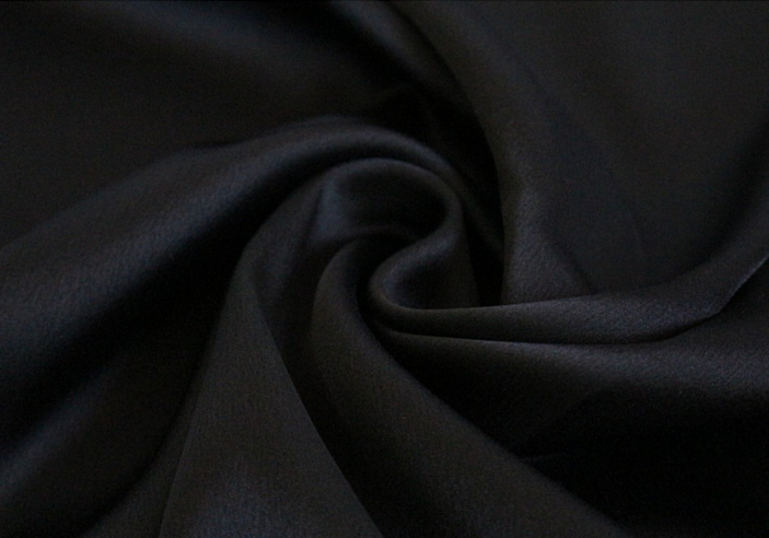 Black Silky Hijab
